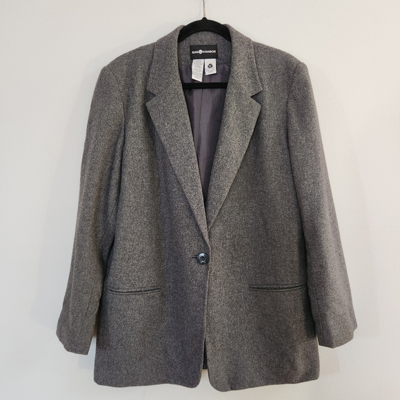 Vintage Sag Harbor Wool Rich Blend Jacket Blazer - Picture 15 of 16